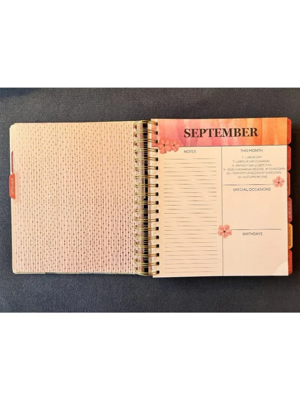 17 Month 2026-2027 Planner Scripture Weekly Planning  Rose Flower Proverbs 16:3